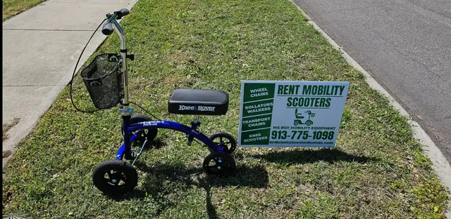 Knee scooter at a knee scooter outdoors, Kansas City