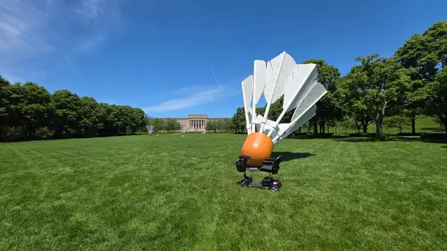Mobility scooter at Nelson-Atkins Shuttlecocks, Kansas City