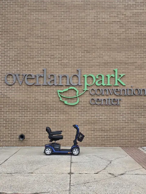 Mobility scooter at Overland Park Convention Center, Overland Park